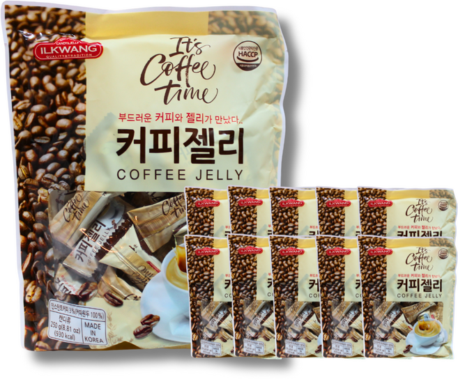 일광 커피젤리 1box (250g ), 10개, 250g