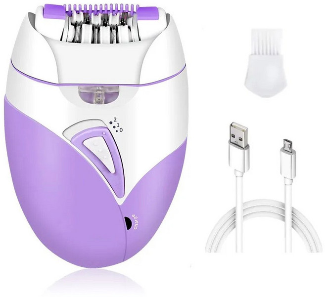 전기 제모기 면도기 미니 충전식은 얼굴 바디 용 무통 제모 제모기를 제거합니다, Purple