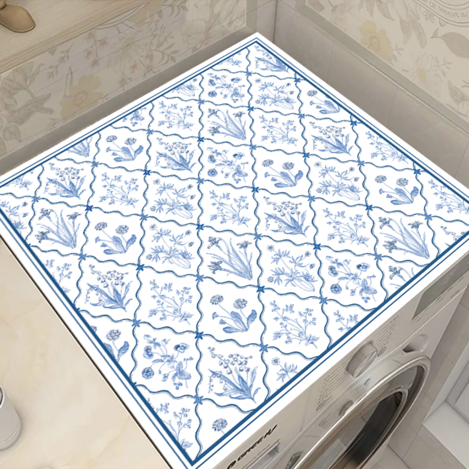 뉴데이 세탁기 냉장고 건조기 커버 덮개, 엘리스블루