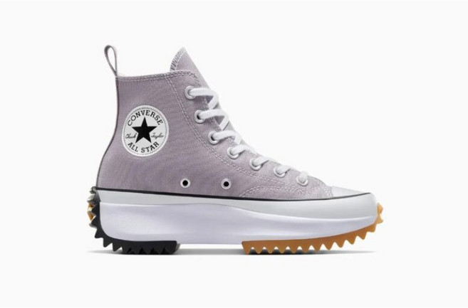 컨버스 런스타 하이크 화이트 블랙 남녀 공용 운동화+신발끈 증정