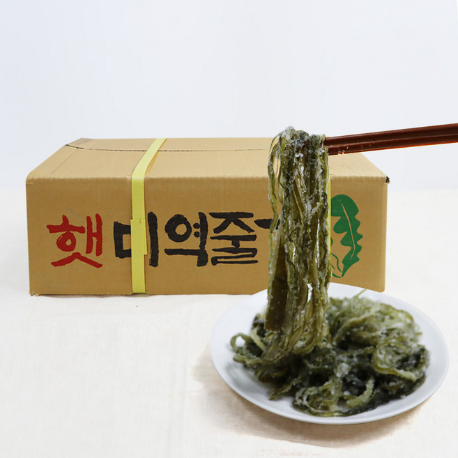 [모든반찬] 완도산 염장 햇미역줄기 6kg, 1개