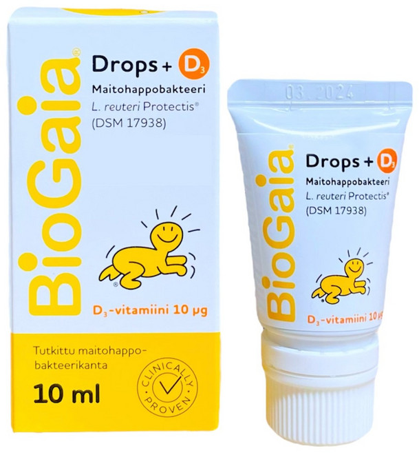 BioGaia 益生菌含維生素D, 10ml, 1條