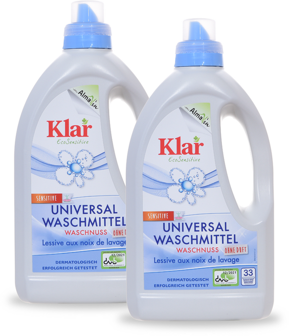 천연성분 무향 독일 세제 [클라] 소프넛 액상 세탁세제, 2개, 1.5L