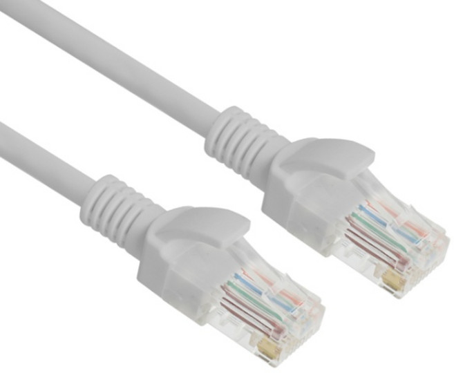 (NEXI) CAT.5E UTP 랜케이블 NX130-1 (다이렉트/단선) (그레이/1.5m), 1개