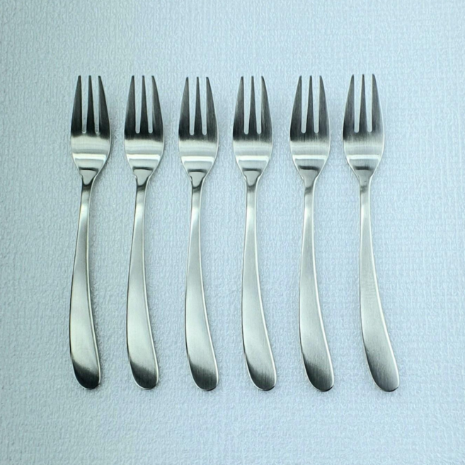 국산 스텐레스 304 티 포크 6P 과일 포크 벌크, 1개