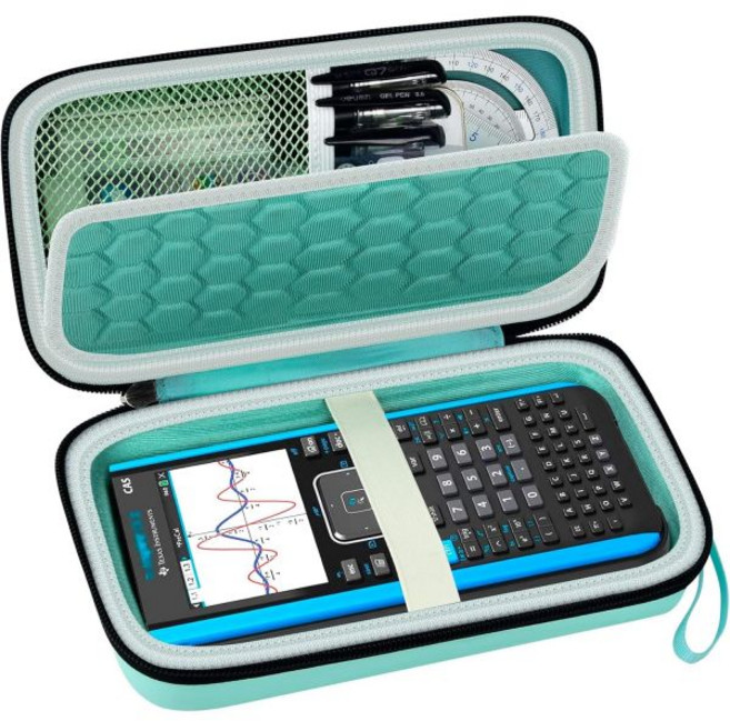 텍사스 인스트루먼트 TI-Nspire CX II/TI Nspire CX/TI-NSPIRE CX-II T CAS/TI-84 Plus CE 컬러 그래핑 계산기 보관 홀더-핑크(박, for TI-Nspire CX, LightGreen