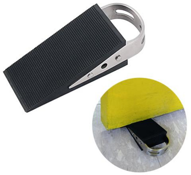 고급 스텐고리 고무 도어스토퍼, 혼합색상, 1개