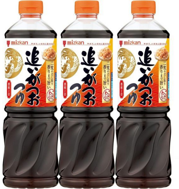 소스 미츠칸 오이 가쓰오 츠유 2배 면, 1L, 1