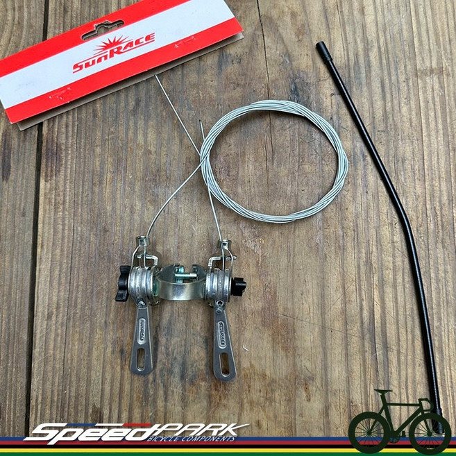 速度公園 SUNRACE 無段變把 R103 尺寸28.6 無頭式座管 自行車變速器, 1個