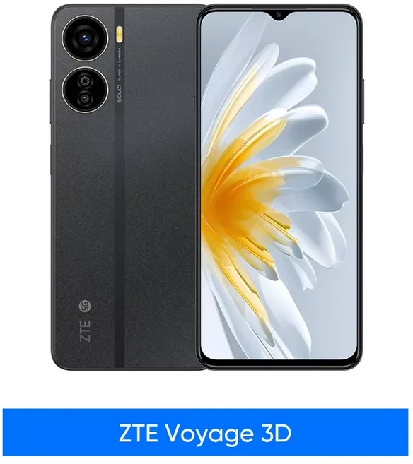 ZTE Voyage 3D 5G 스마트폰 Unisoc T760 6.58" IPS 3D FHD+120Hz 화면 4500mAh 배터리 33W 충전기 AI 번역, 01 128GB, 01 China Mainland, 01 Black, 128GB