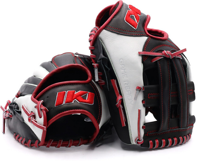 인코자바 내야수글러브 고쿠보웹 게임레디 블랙화이트레드 GR BP-4(BK/WH/RD)25, 1개, 우투/왼손착용/오른손잡이