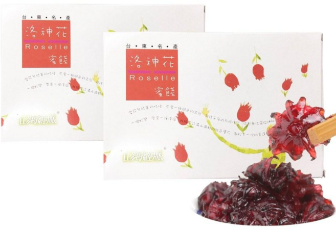 【東遊季】台東縣農會 山海經脈 洛神花蜜餞 嚴選台東洛神花萼製作果乾, 1個, 250g