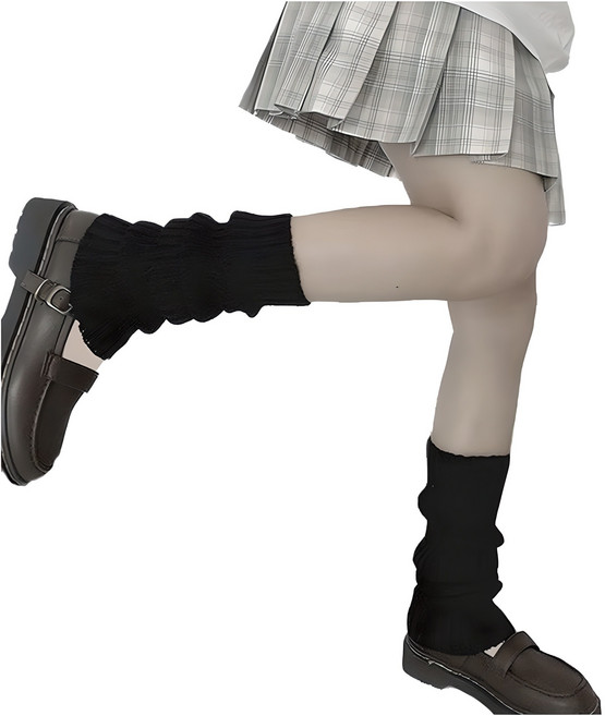 몬스터 레그워머 2p, 블랙, 1세트