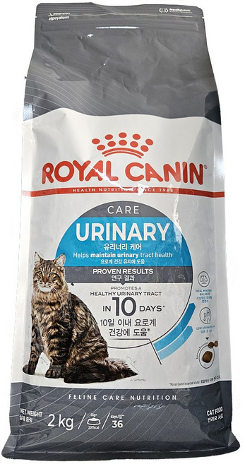 캣 유리너리 고양이 요로 건강 사료, 닭+오리, 2kg, 1개