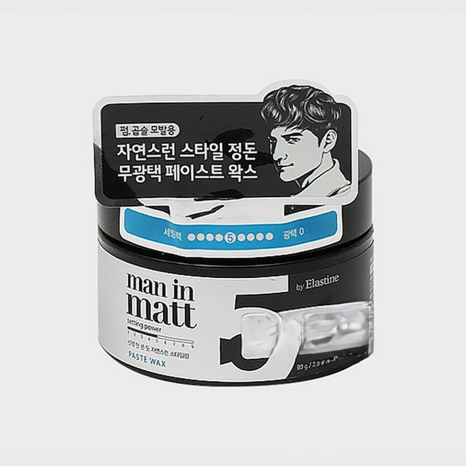 엘라스틴 맨 인 매트 페이스트왁스 80g, 1개