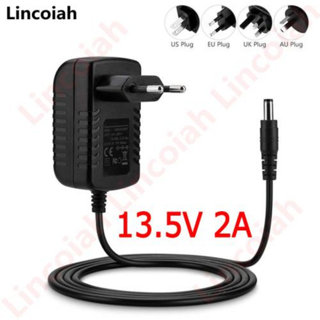 AC 100-240V-DC 13.5 V 2A 2000ma 27W 전원 어댑터 충전기 전원 공급 장치 13.5 V 볼트 어댑터 EU US UK AU 플러그, 13.5V 2A EU Plug, 1) 13.5V 2A EU Plug