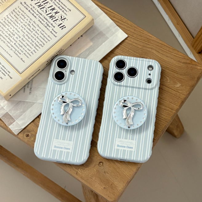 아이폰 케이스 리본 그립톡 폰케이스
