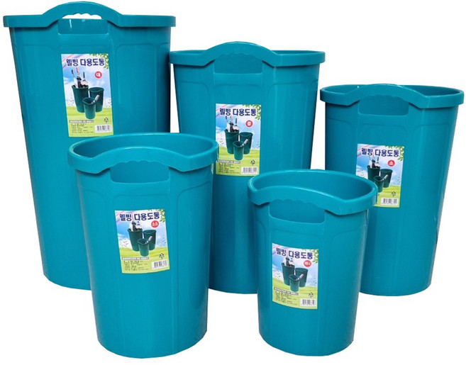 미성 웰빙 다용도통 / 우산 원예 가드닝 용품 정리 쓰레기통, 1개, 대 - 높이 52.5cm (8108)