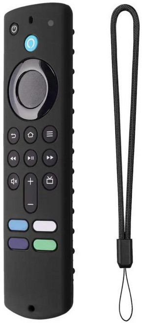 완전히 새로운 Amazon Fire TV 스틱 4K 원격 제어 실리콘 커버 케이스 방진 충격 방지 스킨 슬리브 가을