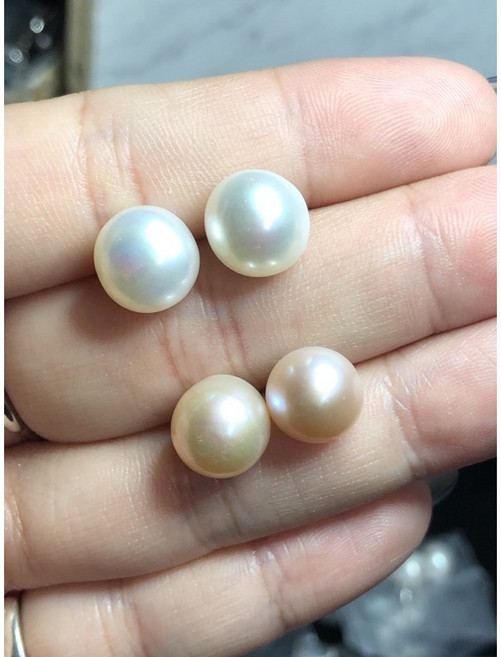 圓潤珍珠耳針 10mm