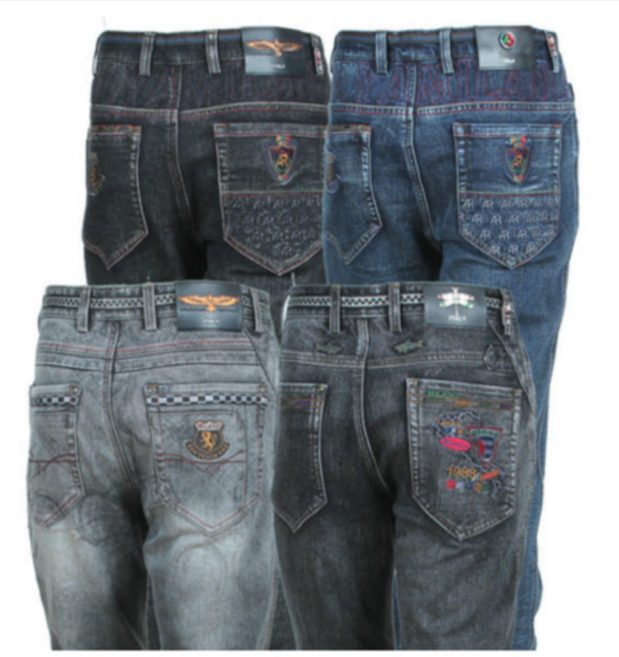 야마구찌 추동중년청바지 화려한디테일 남성청바지 캐릭터청바지