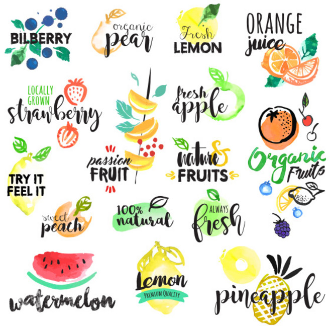 티셔츠 스티커 의류 3D전사지]프레쉬프룻 052 열전사지, 1개