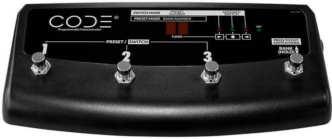 Marshall PEDL-91009 코드 앰프용 4방향 풋스위치, 1개