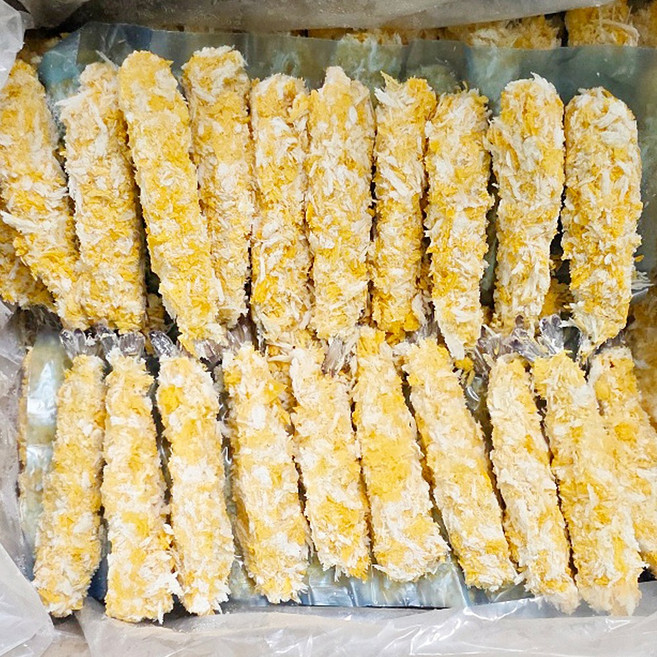 대용량 빵가루 튀김용 새우 3kg 30g 30% 100미 벌크 업소용, 100개