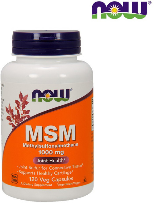 나우푸드 MSM 1000mg 베지 캡슐, 120정, 1개
