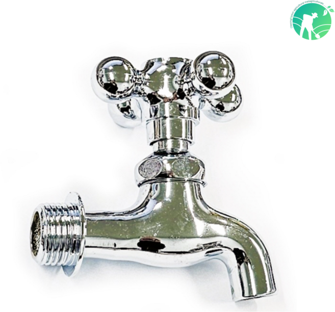 우리수도 십자 가로꼭지(분리형) 가로꼭지 단수전 수도꼭지, 1개