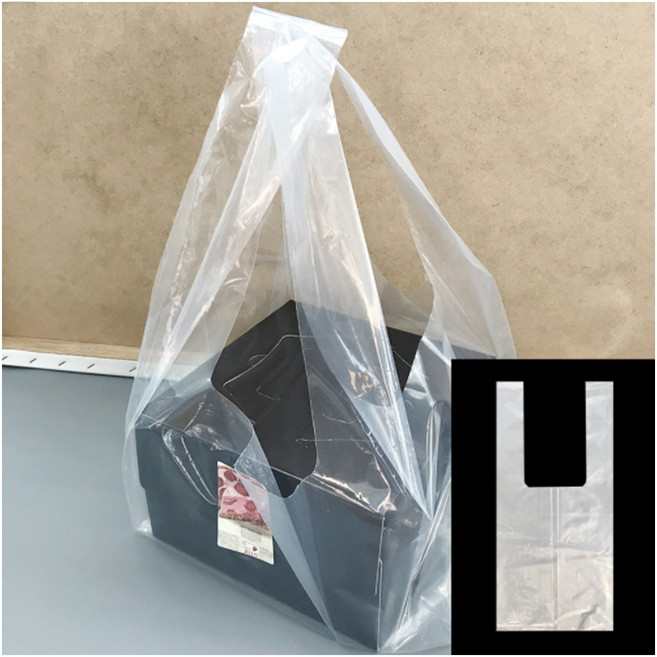 8227. 케익박스 비닐백(펄프용 미니케익용) - 100pc