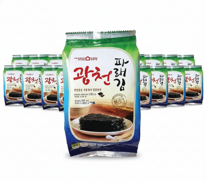광천김공장 광천파래식탁김 30봉, 30개, 11g