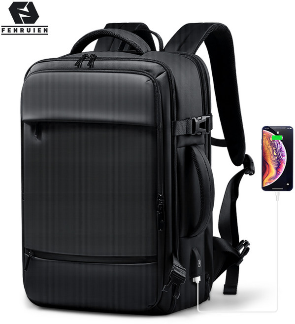 Fenruien [맨백] 17인치 노트북 백팩 슬림 직장인 가방