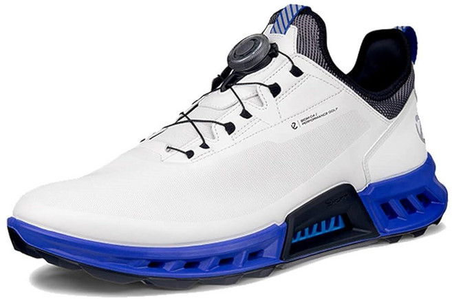 ECCO 남성용 Biom C4 보아 고어텍스 방수 골프화 화이트/버추얼 165083, 6-6.5