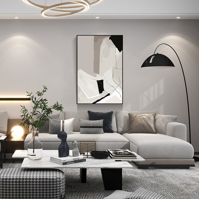 특 대형 쉬운 그림그리기 DIY 명화 유화 그림 캔버스 페인팅 액자 추상화 80x120, 그림 01번 60x90, 1개