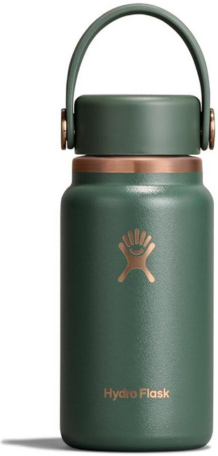 Hydro Flask 하이드로 플라스크 마이크로 보틀 누출 지갑 또는 포켓 단열 미니 물병 189.9g6.7온스 비치플럼 퍼플 252151, 포레스트 그린 아크
