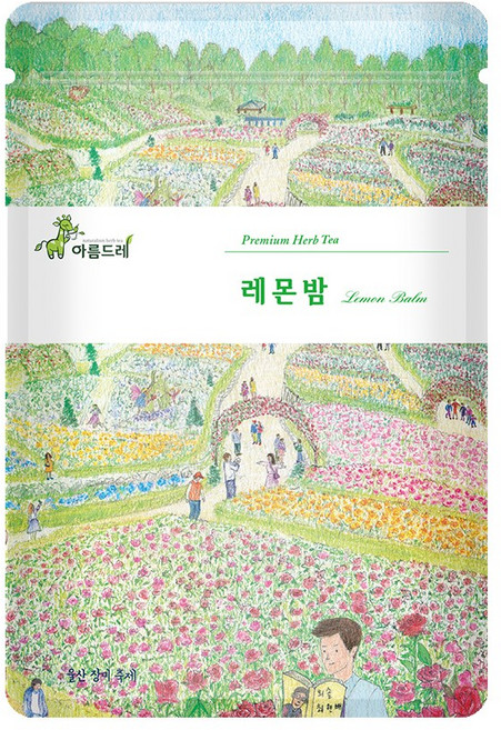 아름드레 허브차 삼각티백 100티백 34종, 레몬밤, 1.1g, 1개, 100개입