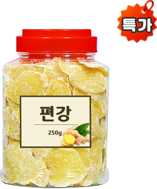 생강 편강 수제100% 최상품 특품 생강 건강한 간식 유기농 생강칩 생강편/흑설탕 편강, 1개, 1kg