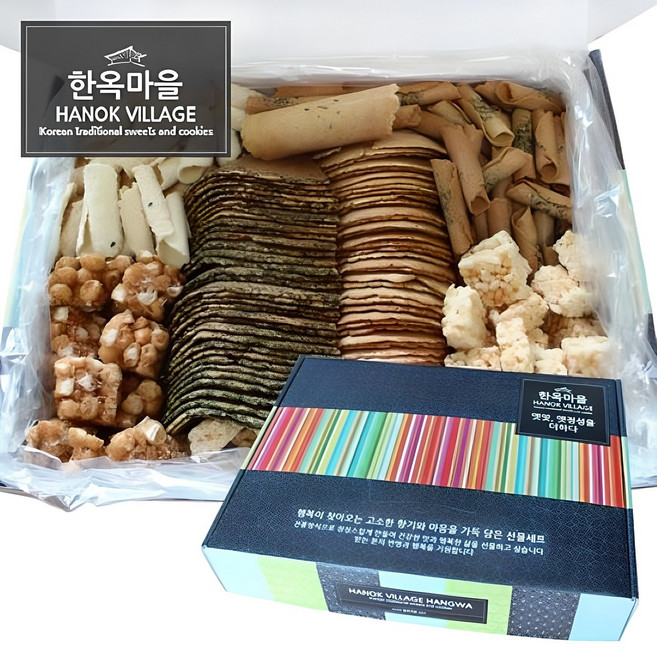 [한옥마을한과] 알뜰한과세트 전병, 1.2kg, 1개