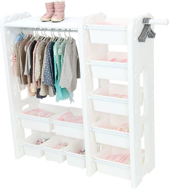 미루 프리미엄 5단 장난감정리함 - M2, 미루  프리미엄5단-M2(화이트)