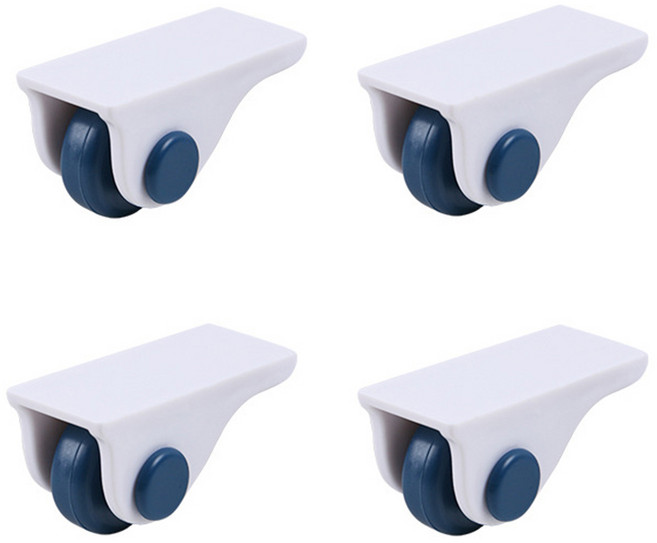 黏貼式滑輪 收納箱底部滾輪, 1套, 收納箱輪子-1入【請下4的倍數】