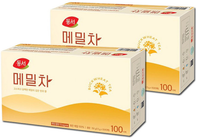 동서 메밀차100Tx2개, 1.5g, 100개입, 2개