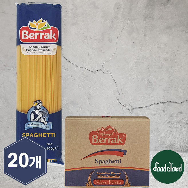 버락 스파게티면, 20개, 500g