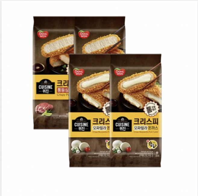 통등심 돈까스 + 모짜렐라 치즈 돈까스