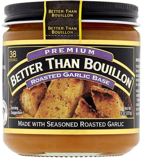 Better Than Bouillon 프리미엄 로스티드 갈릭 베이스, 227g, 1개