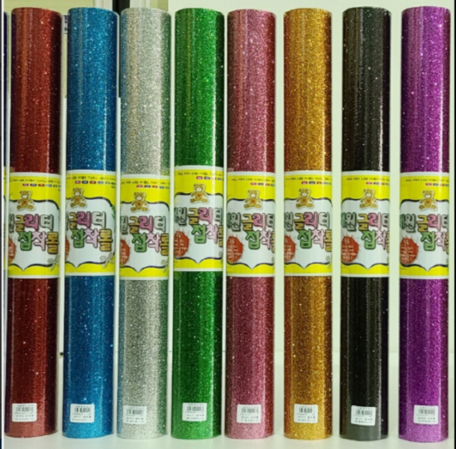 대원 글리터 접착롤 (61x101), 09(블랙)