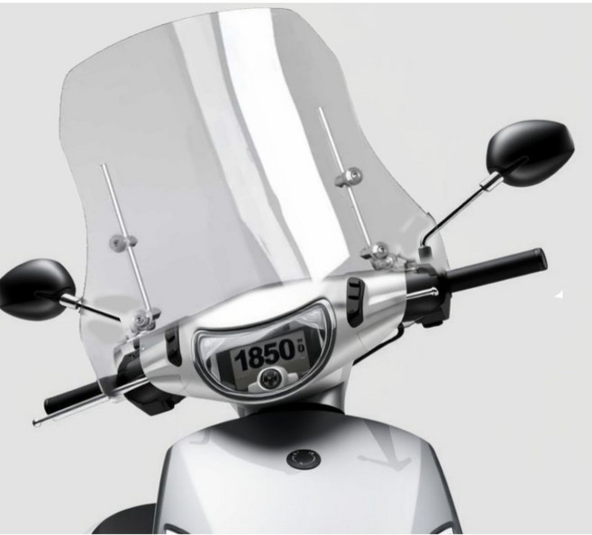 써니핑크데이 오토바이 윈드스크린 디플렉터 윈드가드, 1개, pc2.0+높이45