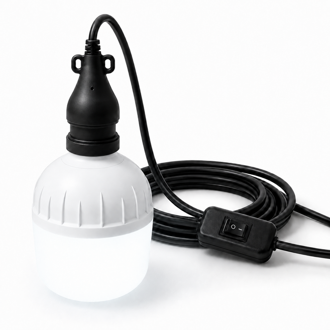 삼정 유선 현장 led 작업등 캠핑 30W, 1개, 5M블랙전선+30W흰빛전구