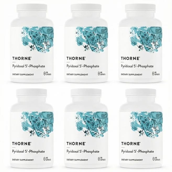 쏜리서치 피리독살 5' 포스페이트 캡슐, 180정, 6개 - 쿠팡