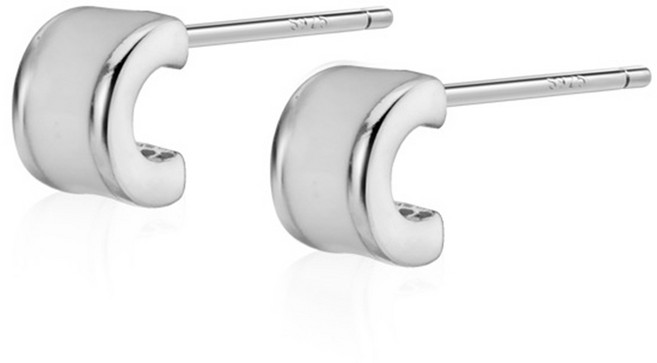 에르모사제이 E143 실버 925 페미닌 심플 미니 고급 18k 은 귀걸이